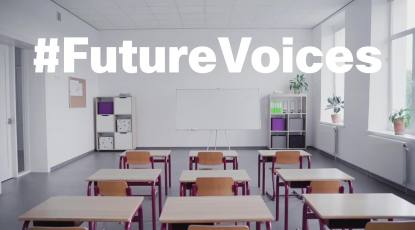 Future Voices featuring stories from students and teachers from around the world