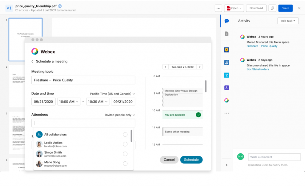 Simplify your workday learn about sharing Box files in a ex