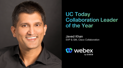UC Today에서 올해의 최우수 협업 플랫폼 및 협업 리더로 선정된 Webex