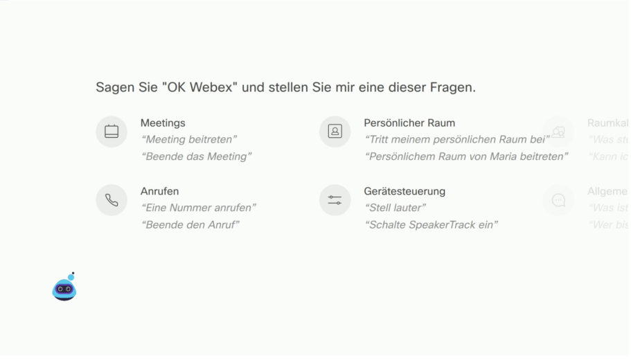 Webex 支援德語