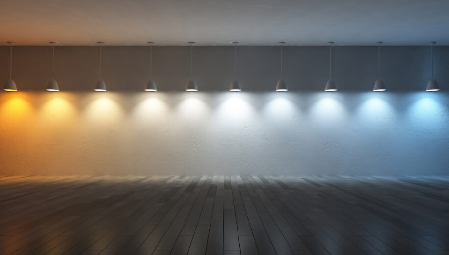 Examples Of Lights With Various Color Temperatures 