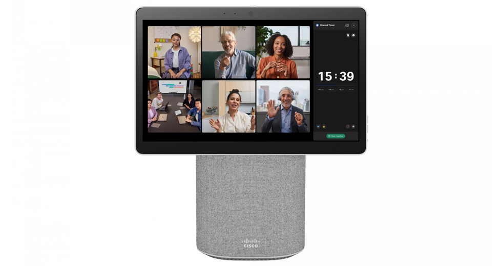Webex Devices: Desk Pro Mini with Shared Timer app