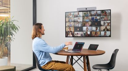 Estabelecendo um novo parâmetro para reuniões em vídeo híbridas