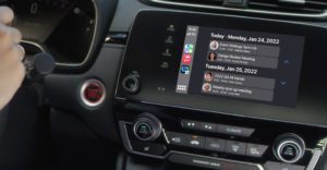 Car Screen Using Webex For Apple Carplay