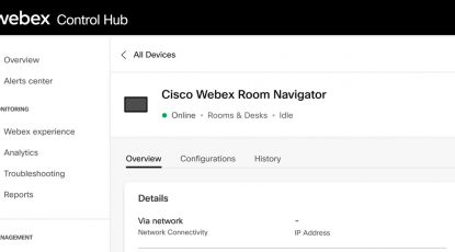 Improving the device admin experience in Control Hub