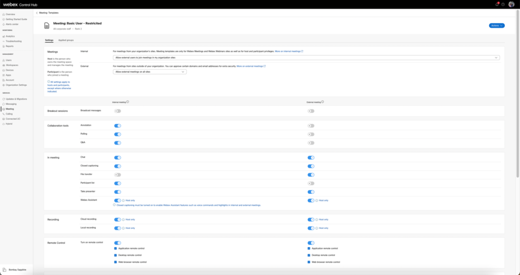 Webex Controls Automated and Seamless User Management in Webex Control Hub | Webex Blog
