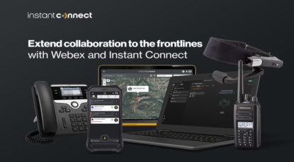Instant Connect & Webex connects frontline and office workers via push-to-talk
