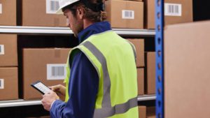 Distribution Worker Using New Cisco Phone