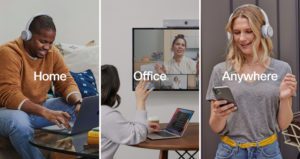 WebexOne Security Feature, Showing Options To Secure Connections At Home, Office, Or Anywhere