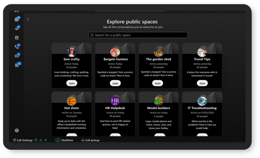 New Feature Announced At WebexONE, Public Spaces For Webex