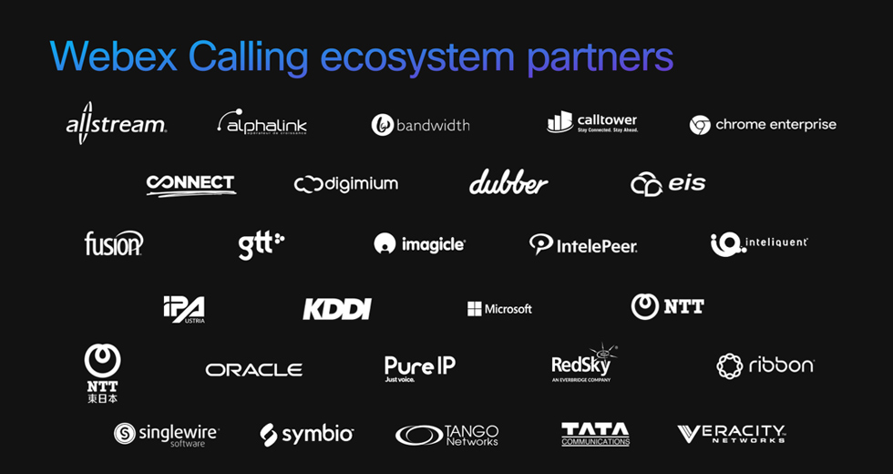 Webex Calling And Cloud Calling Ecosystem Partners