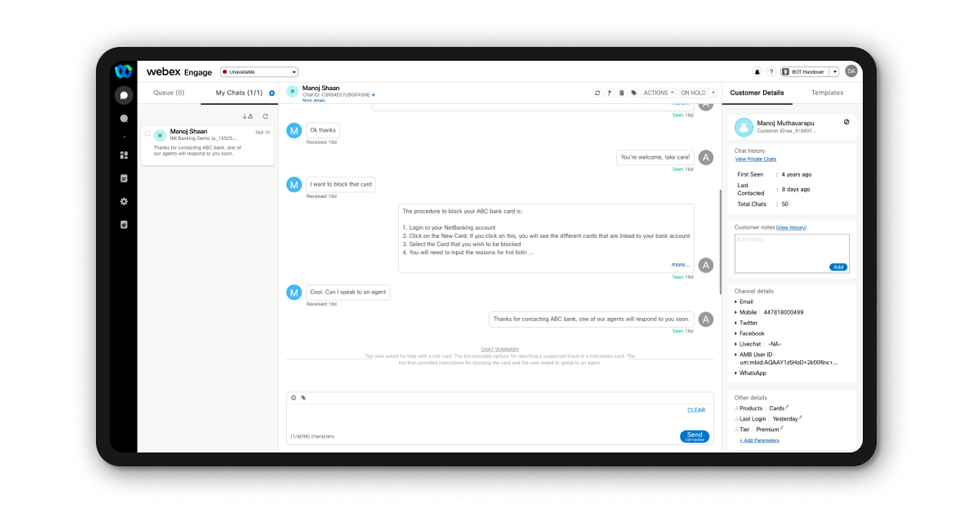 Webex Connect Engage With Agents Faster