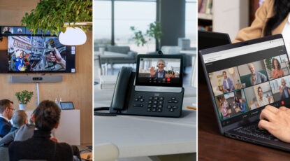 Lights, camera, collaboration! Webex is center stage with award-winning products and solutions.