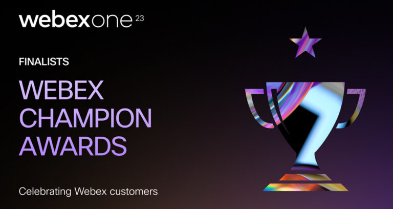 Announcing the 2023 Webex Champion Awards Finalists | Webex Blog