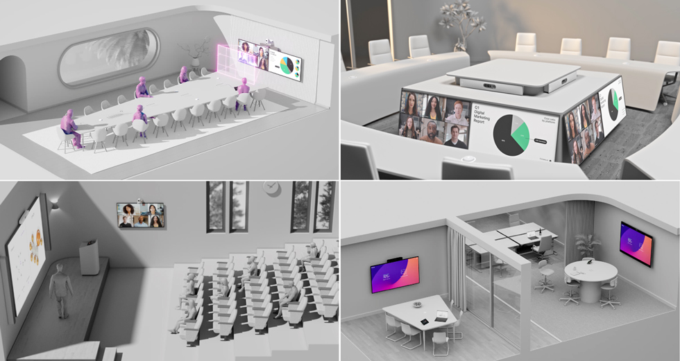 Different Angles Of Webex Cinematic Meetings Powered By RoomOS