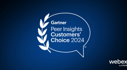 Cisco named a Customers’ Choice in 2024 Gartner Peer Insights™ Voice of the Customer for Meeting Solutions