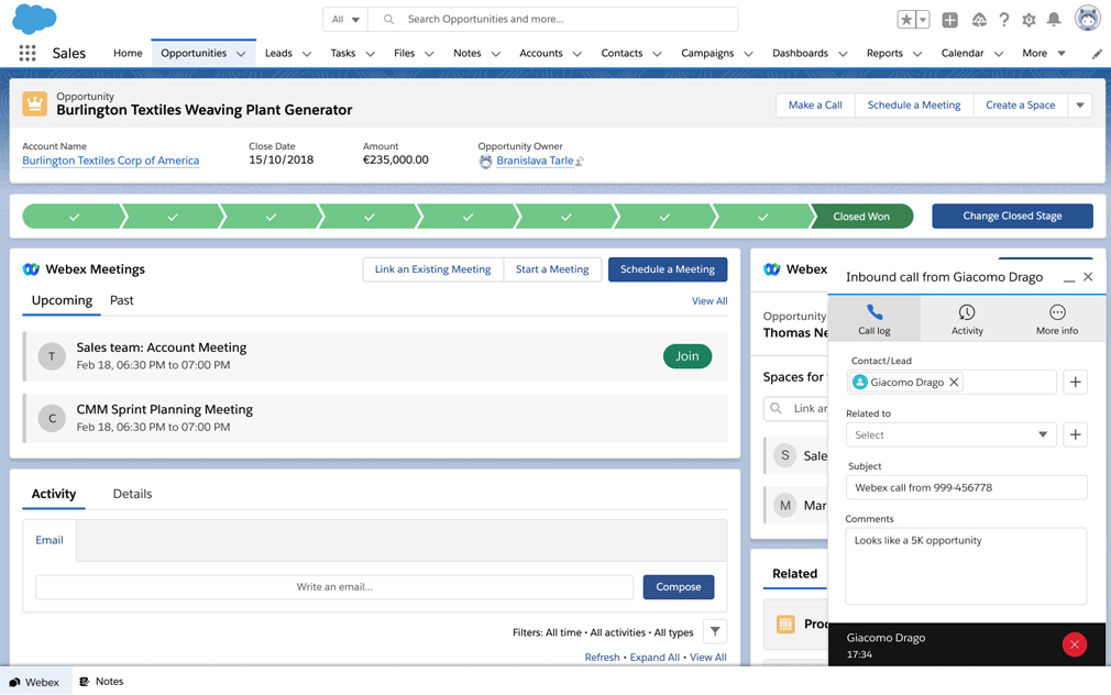 Webex by Cisco Selected as a Launch Partner for Salesforce Foundations