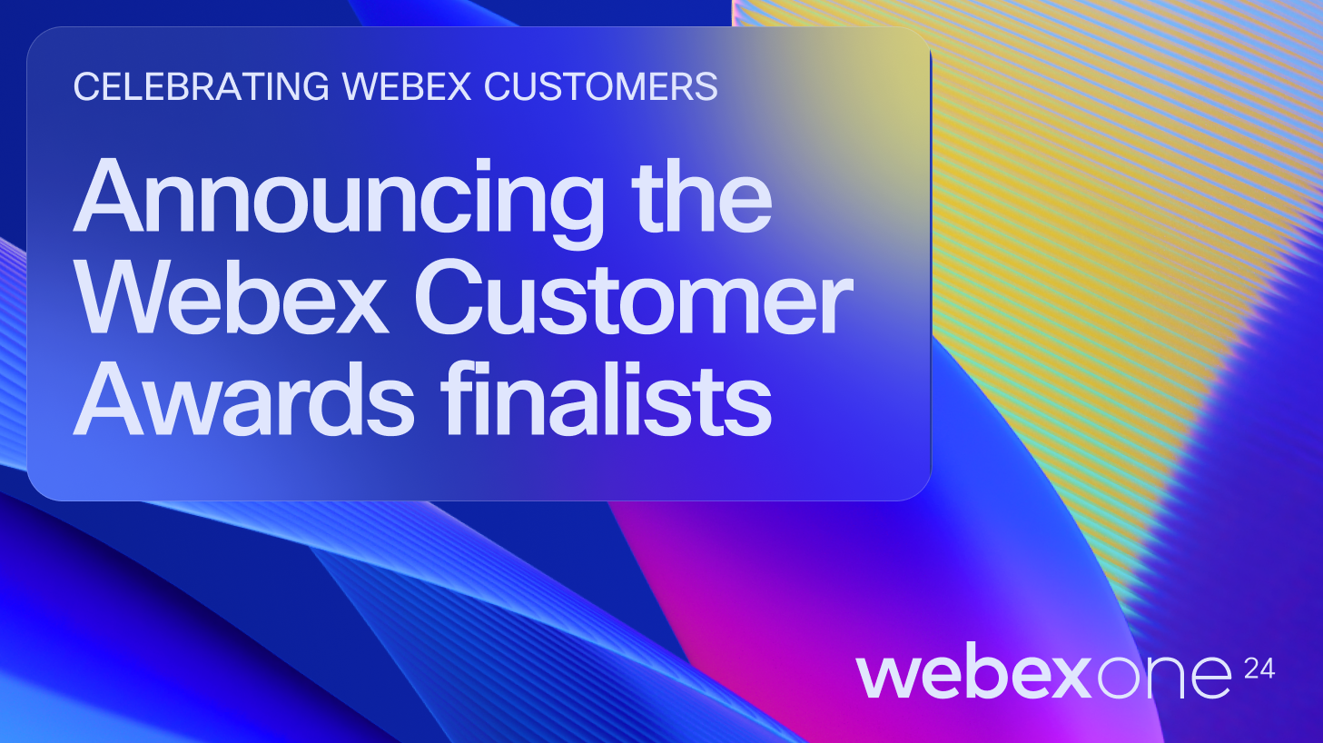 webexone-2024 Finalist Awards