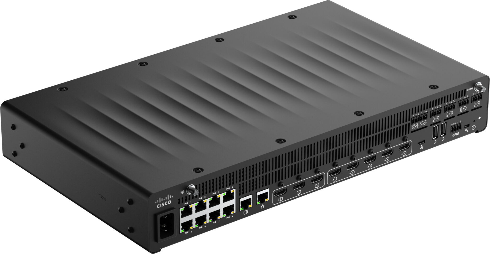 Conference Room Rack Rear Cisco Room Kit Pro G2 | Sustainable Rack Mount for Meeting Rooms