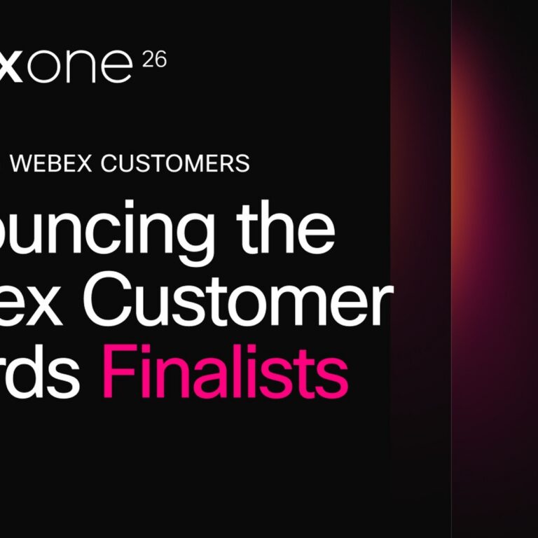 Announcing the Webex Customer Awards Finalists